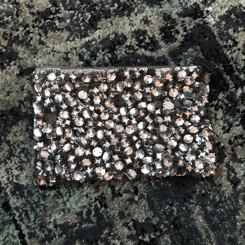 Anthropologie beaded clutch